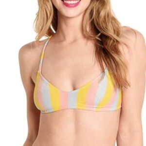 Solid & Striped Rachel Bikini Top in Maui Shimmer